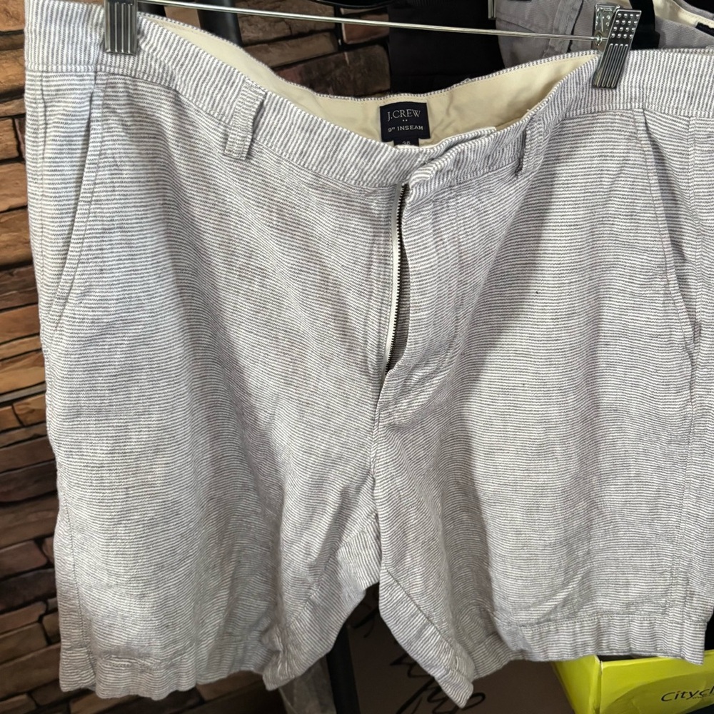 J. Crew Gray Flat Front Shorts